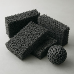 Огнеупорный литейный фильтр ФЭ-0.35-Kэ 1,5х1,5х0,35 мм