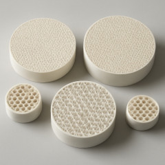 Прессованный керамический фильтр на основе кордиерита